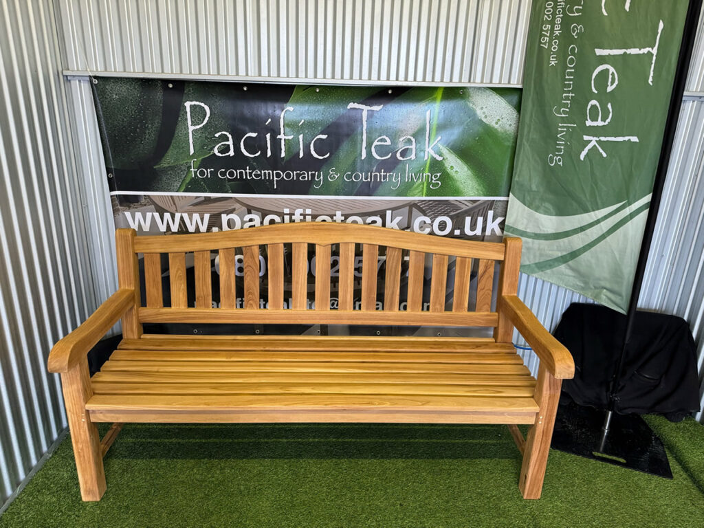4 Seater Castle Bench - Pacific Teak